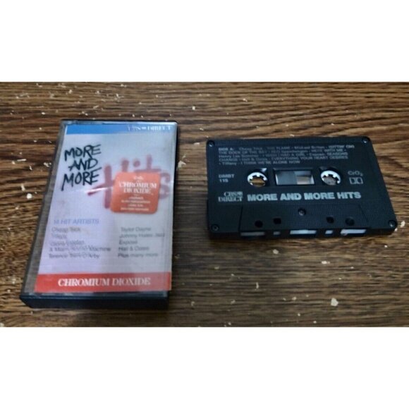 More and More Hits on cassette (CBS, Canada, 1988) - Picture 1 of 4